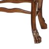 Wooden Counter Height Chair , Cherry Oak Brown, Set of 2