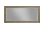 Farmhouse Style Full Length Leaner Mirror With Polystyrene Frame, Blue