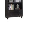 Wooden Display Cabinet, Red Cocoa Brown