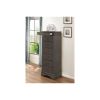 6 Drawer Wooden Lingerie Chest With Pull Out Tray, Gray