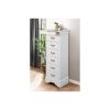 Wooden Six Drawer Lingerie Chest, Grey