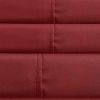 Lanester 3 Piece Polyester Twin Size Sheet Set The Urban Port, Red