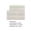 Lanester 3 Piece Polyester Twin Size Sheet Set The Urban Port, White