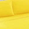 Bezons 4 Piece Queen Size Microfiber Sheet Set The Urban Port, Yellow