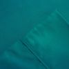 Bezons 4 Piece King Size Microfiber Sheet Set with 1800 Thread Count, Teal Blue