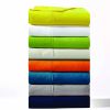 Bezons 4 Piece King Size Microfiber Sheet Set with 1800 Thread Count, Orange