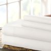 Lanester 4 Piece Deep Pocket Queen Size Microfiber Sheet Set The Urban Port, White