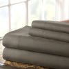 Lanester 4 Piece King Size Deep Pocket Microfiber Sheet Set The Urban Port, Gray