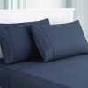 Lanester 4 Piece King Size Deep Pocket Microfiber Sheet Set The Urban Port, Gray
