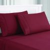 Lanester 4 Piece Deep Pocket California King Size Sheet Set The Urban Port, Red