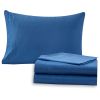 Caen 8 Piece King Size Printed Reversible Bed Set The Urban Port, Blue
