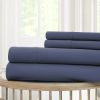 Forli 4 Piece Microfiber Twin Sheet Set with Nano Technology The Urban Port, Blue