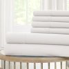 Forli 6 Piece Microfiber Queen Sheet Set with Nano Technology The Urban Port, White