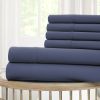 Forli 6 Piece Microfiber King Sheet Set with Nano Technology The Urban Port, Blue