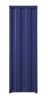Industrial Style Metal Wardrobe with Recessed Door Front, Blue