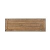 Coastal Style Rectangular Wooden Console Table with 2 Drawers, Brown