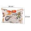 20 x 36 Polyester King Pillow Sham, Nature Inspired Print, Set of 2, Multicolor