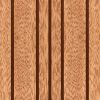 Contemporary Wooden Surfboard Wall Art with Block Stripe Print, Brown