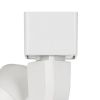 10W Integrated LED Metal Track Fixture with Mesh Head, White and Bronze