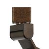 12W Integrated Metal and Polycarbonate LED Track Fixture, Bronze and Blue