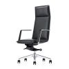 Cid 27 Inch Modern Swivel Office Chair, Tall Back, Reclining, Dark Gray