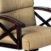 Snug  Upholstered Arm Game Chair , Brown