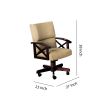 Snug  Upholstered Arm Game Chair , Brown