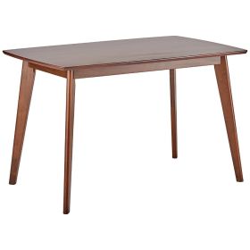 Quaint Wooden Dining Table, Chestnut Brown
