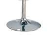 Contemporary Faux Leather Bar Stool, Black