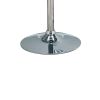 Contemporary Faux Leather Bar Stool, White