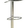 Swivel Adjustable Bar Stool, Black, Set of 2