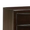 Spacious 2 Drawer Nightstand, Brown