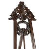 Traditional Style Sandy Easel with Angular Legs, Brown