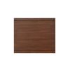 1 Drawer Wooden End Table with Splayed Legs, Walnut Brown