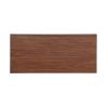 3 Drawer Wooden Writing Desk with Splayed Legs, Walnut Brown