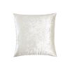 20 x 20 Shimmering Polyester Accent Pillow, Set of 4, Cream