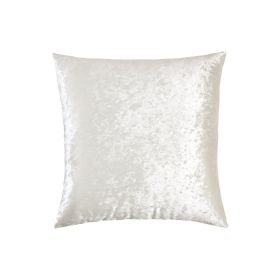 20 x 20 Shimmering Polyester Accent Pillow, Set of 4, Cream