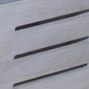 16, 14, 13 Inch Wood Box, Chalkboard Inserts, Set of 3, White and Black
