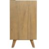 Cid Allie 53 Inch Modern Dresser, 6 Drawers, Solid Acacia, Walnut