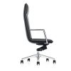 Cid 27 Inch Modern Swivel Office Chair, Tall Back, Reclining, Dark Gray