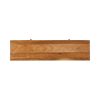 47 Inch Modern Wood Console Sideboard Table, Geometric, 2 Drawers, Brown
