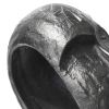 12 Inch Human Face Accent Decor, Metal, Life Like Appeal, Gray
