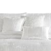 Jay 7 Piece Queen Comforter Set, White Polyester Velvet Deluxe Texture