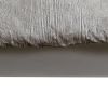 Jay 7 Piece Queen Comforter Set, White Polyester Velvet Deluxe Texture