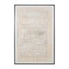 40 x 60 Hand Drawn Canvas Wall Art, Polyester, Textured Distressed, Beige