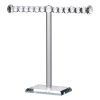 11 Inch Necklace and Jewelry Stand, SImple Design, Crystal Clear Finish