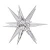 10 Inch Glass Star Accent Decor for Tabletop, Elegant Clear Crystalline