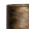 16 Inch 3 Light Chandelier, Round, Iron Frame, Rustic Brushed Bronze Finish