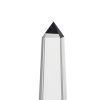 20 Inch Glass Obelisk Accent Decoration, Monument Design, Square Base
