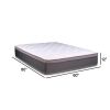 Cari 12 Inch Hybrid Queen Size Mattress, Cool Gel Memory Foam, Pocket Coil